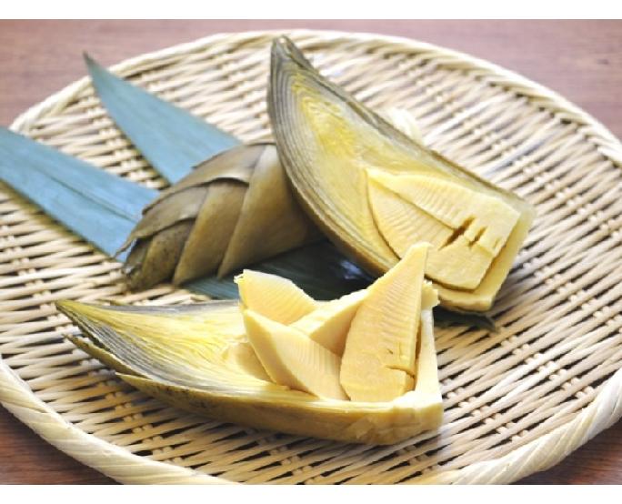 皮付き冬筍 ハーフ（カット入り） 8個