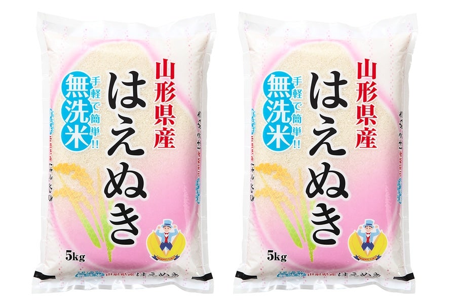 令和6年産山形県産はえぬき無洗米10kg(5kg×2)