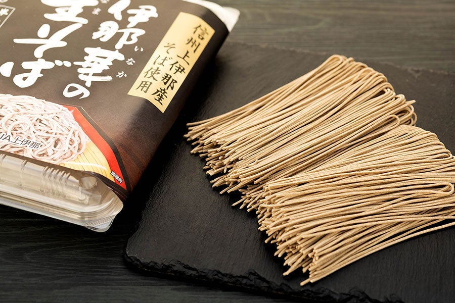 JA上伊那 伊那華の生そば 1パック(100g×3袋)つゆ付き