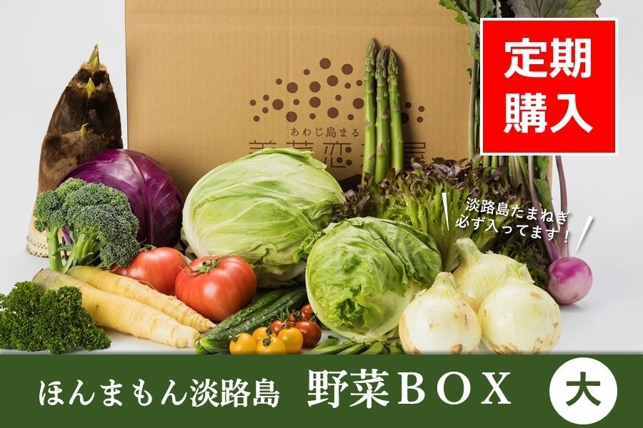 【定期便】◇美菜恋来屋◇ほんまもん淡路島野菜BOX(大)