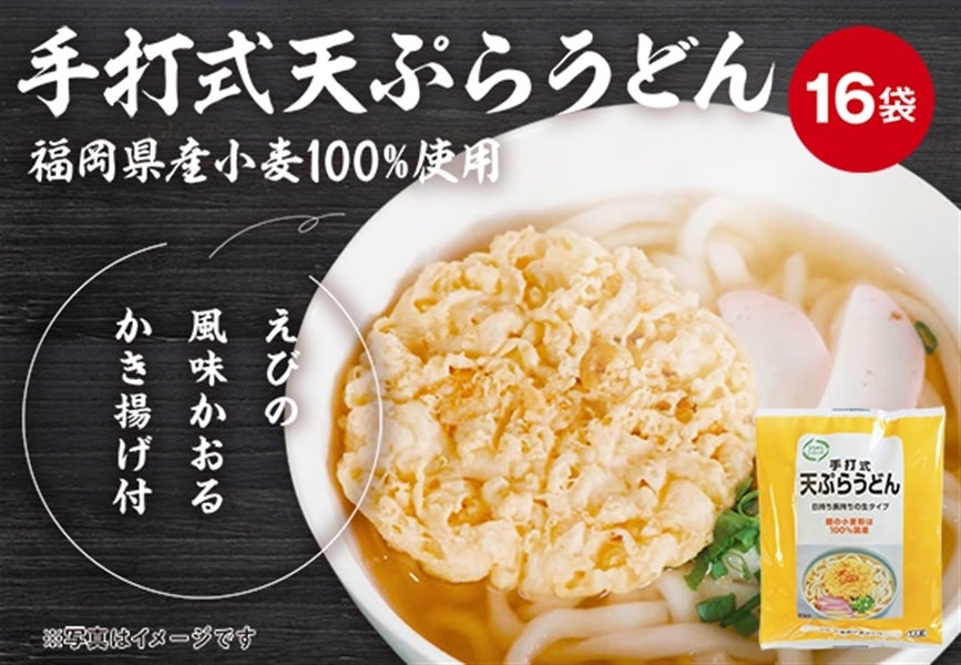 【お得】JＡ麺シリーズ　手打式天ぷらうどん(16袋入)　※賞味期限4月上旬